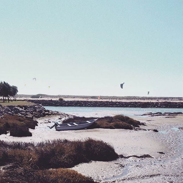 #esposende #portugal #beach #boat #blue