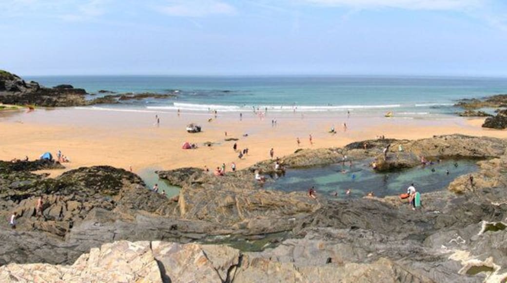 Treyarnon Bay and beach