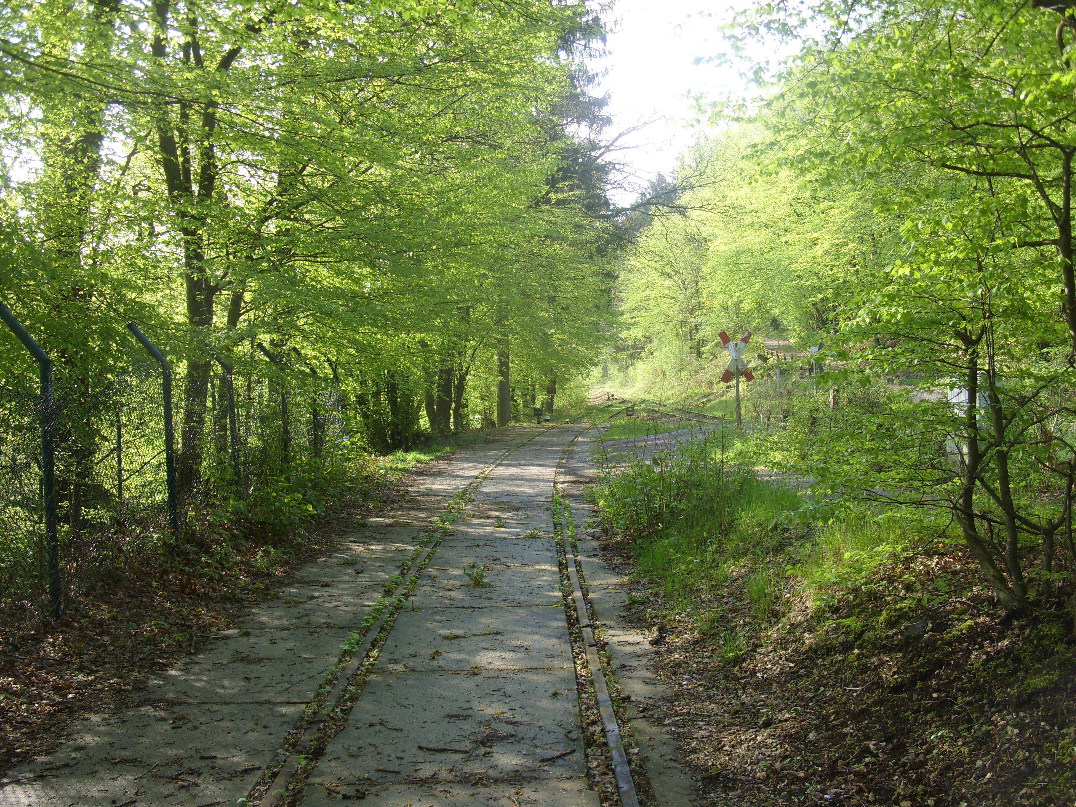 Anschlussgleis des Unternehmens Erfurt & Sohn, Wuppertalbahn in Wuppertal, Nordrhein-Westfalen