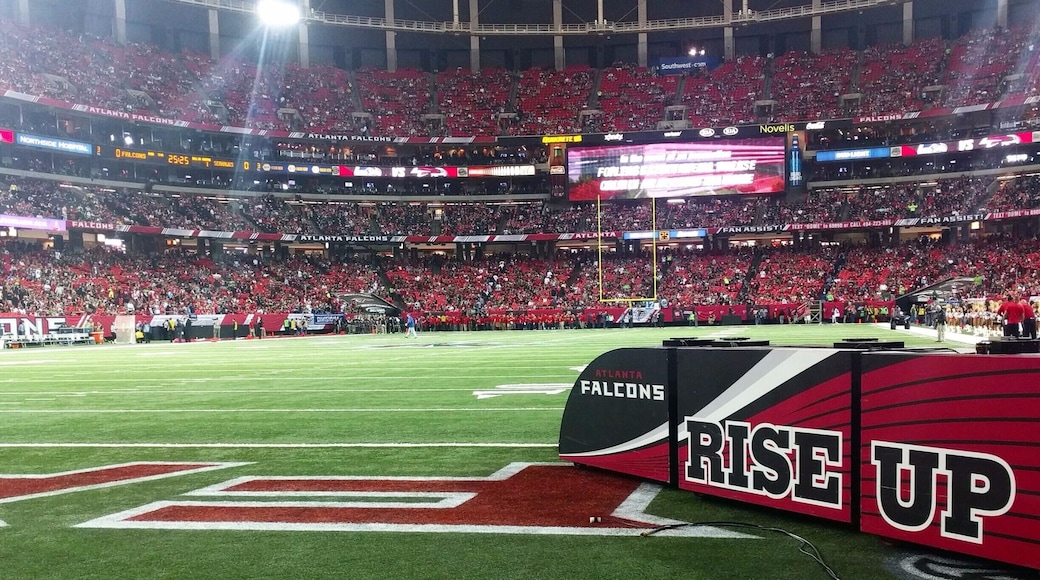 #lifeatExpedia
Taken from the sidelines of the Georgia Dome at the play-off game this season against the Seahawks!