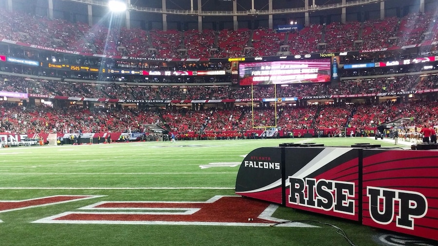 #lifeatExpedia
Taken from the sidelines of the Georgia Dome at the play-off game this season against the Seahawks!