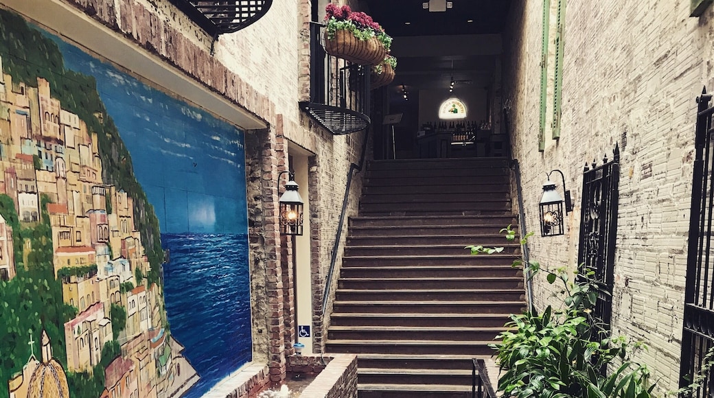 What may look like a hole in the wall outside, but really has the most elaborate entryway inside... as well as some of the best pizza in Atlanta #LikeALocal
#atlanta #georgia #amalfipizza