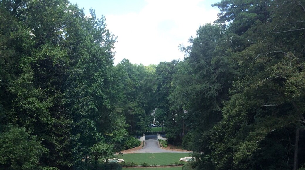 Backyard view of the Swan House. Atlanta, GA
