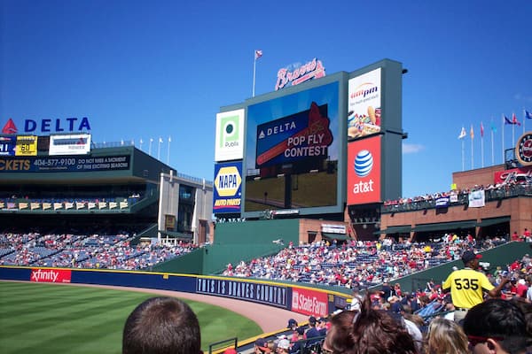 I lived in Atlanta most of my life and have been to many Braves games. This is the first MLB stadium that I visited. A goal of mine is to visit all 30 MLB stadiums.