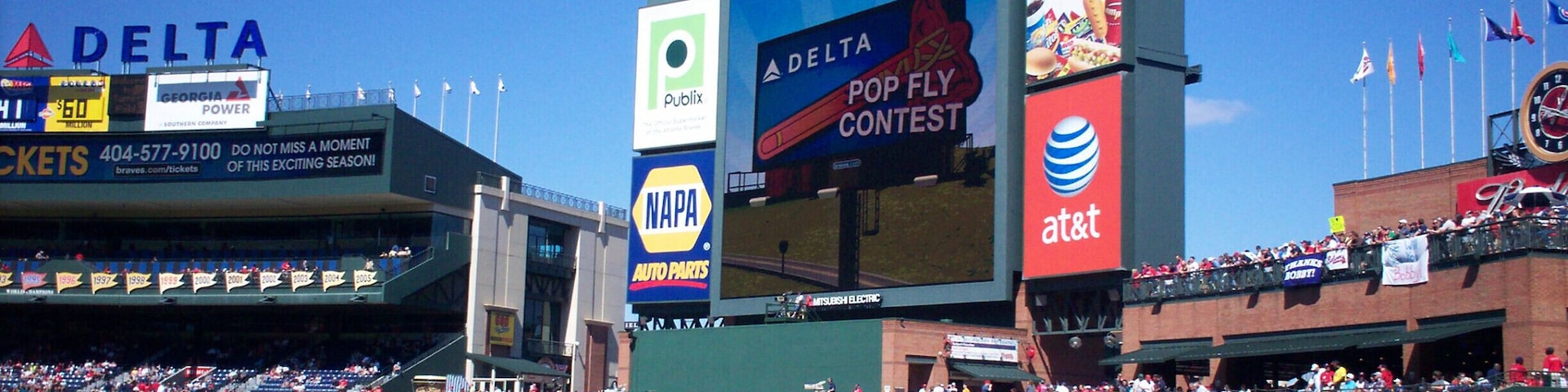 I lived in Atlanta most of my life and have been to many Braves games. This is the first MLB stadium that I visited. A goal of mine is to visit all 30 MLB stadiums.