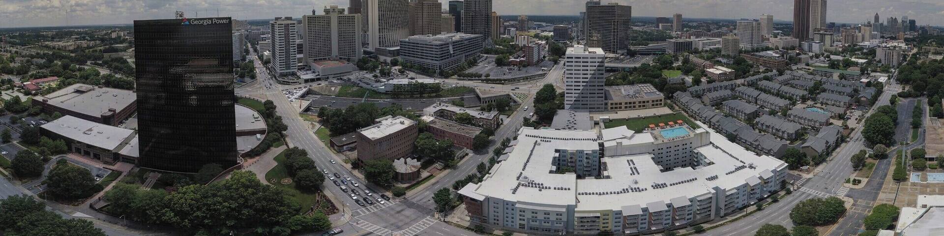 Such a great place and view of the entire city. downtown to the left. midtown in the middle and Buckhead on the right.