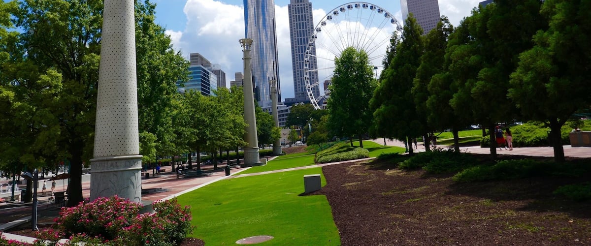 Sky view in the background