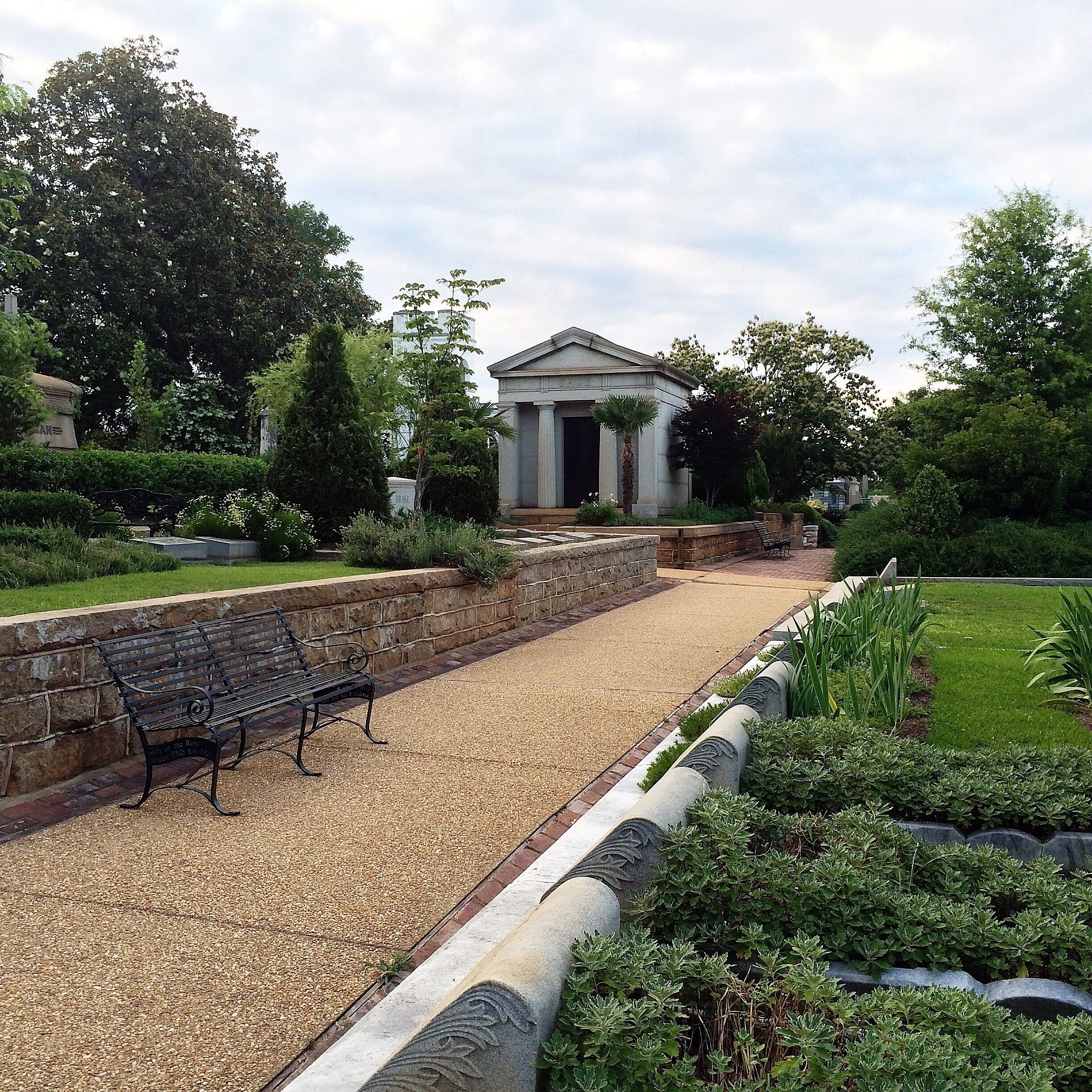 City fathers purchased six acres in 1850 to be a public burial ground for a young but fast-growing town that already had a population of more than 2,500. It was designed as a rural garden cemetery, a 19th Century innovation conceived as an alternative to traditional graveyards which often were crowded and aesthetically unappealing.

Originally called Atlanta Graveyard or City Burial Place, Oakland was renamed in 1872. By then it had expanded to 48 acres, mainly due to pressures of the Civil War. During the war, the City and the Confederate government added land to bury soldiers who died in local hospitals. As fighting drew closer and engulfed Atlanta, more burial space was needed. After the war, space was added to provide a proper final resting place for soldiers who had been hastily buried on area battlefields. By 1867 the cemetery reached its present size.

In the late 19th Century, Oakland was a popular destination for Sunday carriage rides and picnics. Families tended the plots of loved ones, creating an assortment of lovely gardens. Atlanta’s first greenhouse was established here in 1870. Many distinctions of daily life were maintained in death, as African Americans were buried apart from whites and Jewish sections were separate from Christian.

As the 20th Century unfolded, Oakland increasingly was surrounded by residential and industrial development. The cemetery also was filling up. The last sites were sold in 1884. With the passage of time, many graves went unattended as descendants moved away or lost touch with their antecedents. Oakland fell into serious disrepair from neglect and occasional vandalism.

In 1976, Oakland was placed on the National Register of Historic Places and the Historic Oakland Foundation was founded. The City and the Foundation have worked together to stabilize the cemetery and make it an attractive and inviting place for all Atlantans.