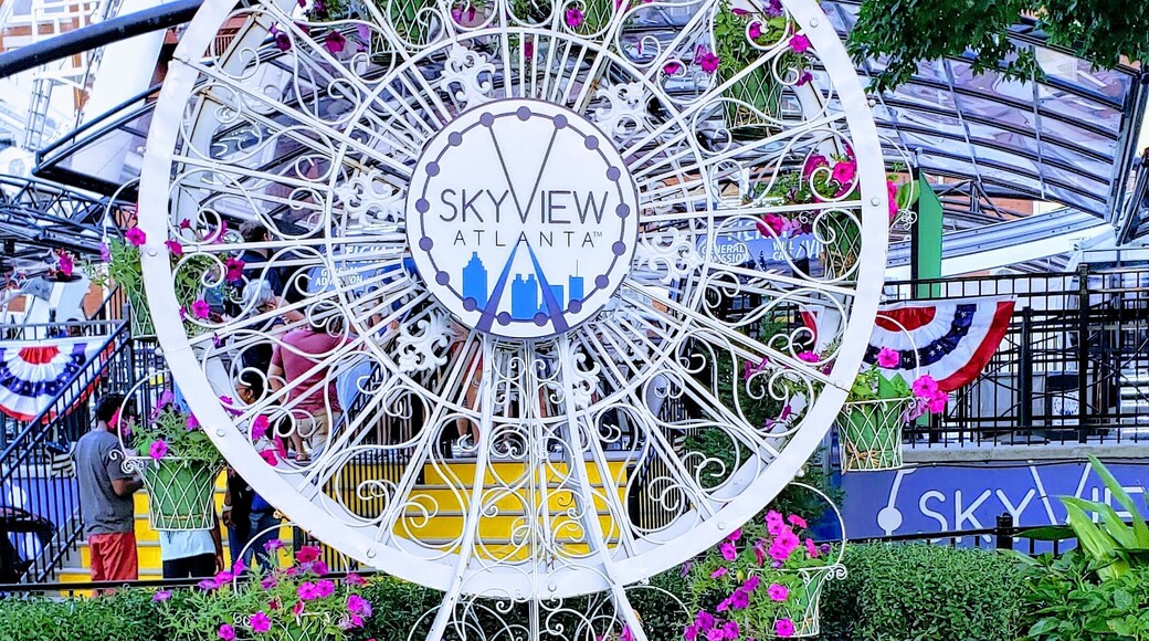 The views of the city from above the ferris wheel is amazing. It doesn't matter if it's daytime and night.