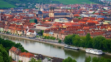 Wuerzburg featuring a city, heritage elements and landscape views