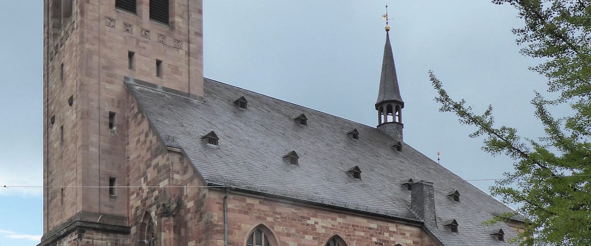 Zweibrücken, Alexanderkirche von Norden.