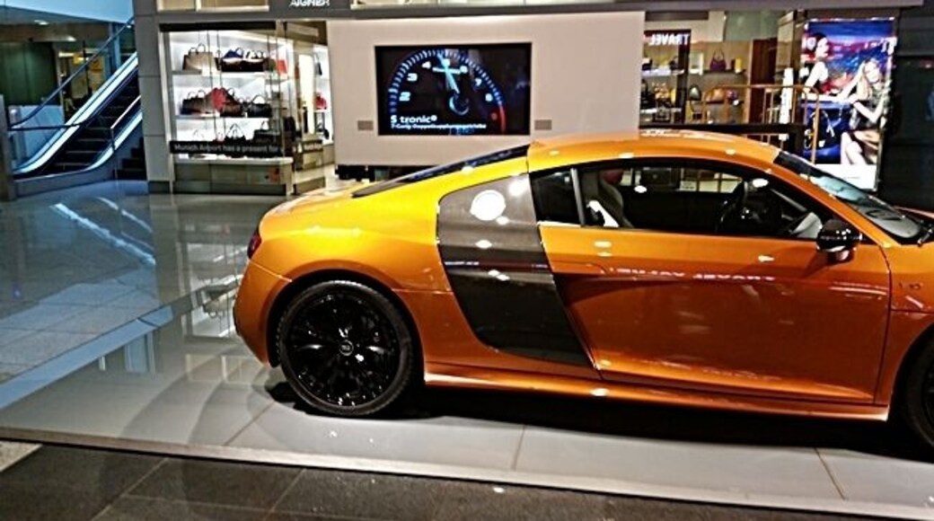 A big airport! One of the best in Europe!