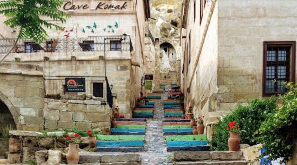Located in Cappadocia, stairway to Cave Konak Hotel. Cappadocia is famous with its dream-like fairy chimneys and its romantic atmosphere.
#Perspectives