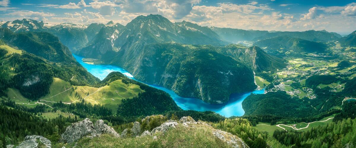 Konigsee lake in Berchtesgaden National Park