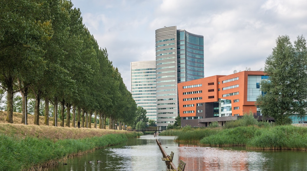 Cityscape of Hoofddorp, which is a dutch city in Province North Holland