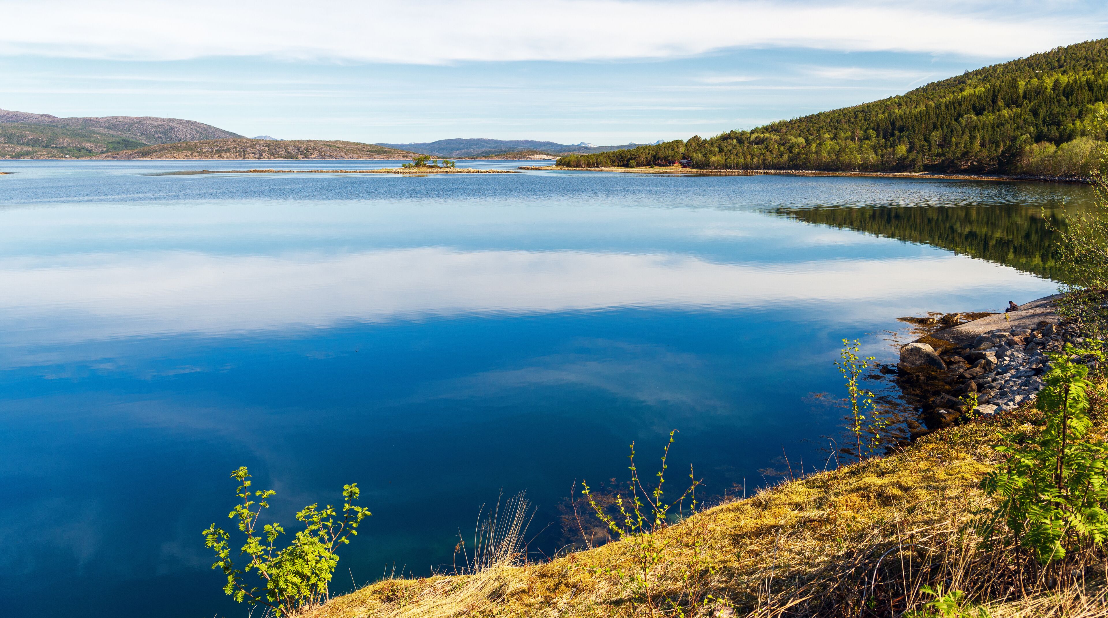  northern norway:nature sceneries on the road from Fauske to Narvik