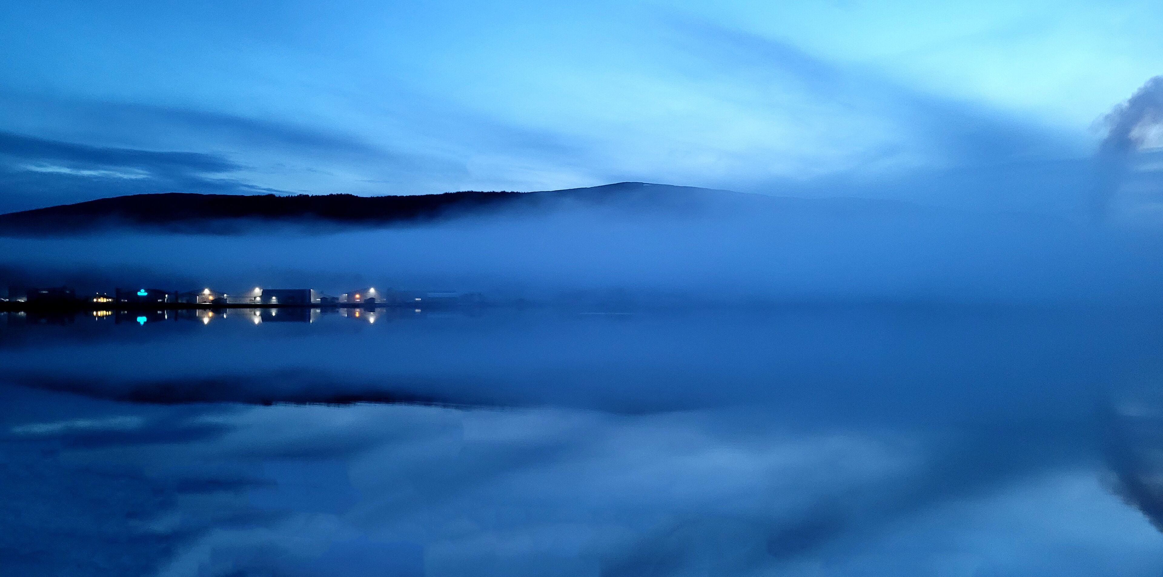 fog over the sea norway