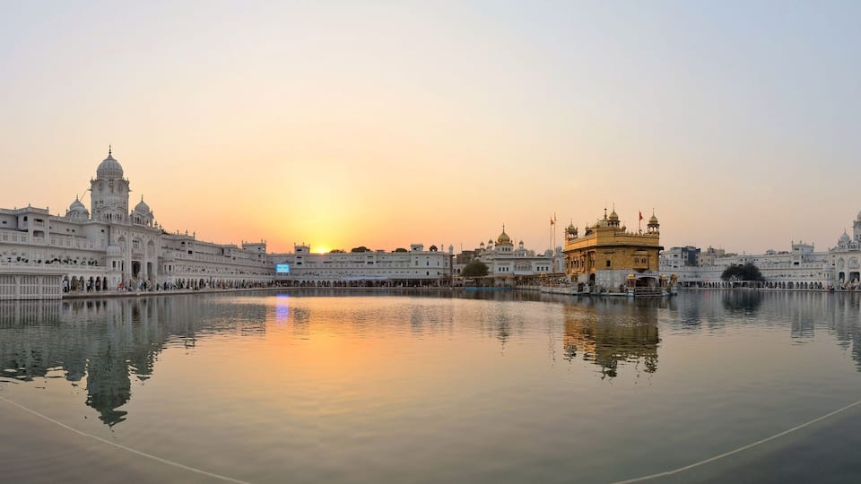 Sikh holy Golden Temple in Amritsar, Punjab, India