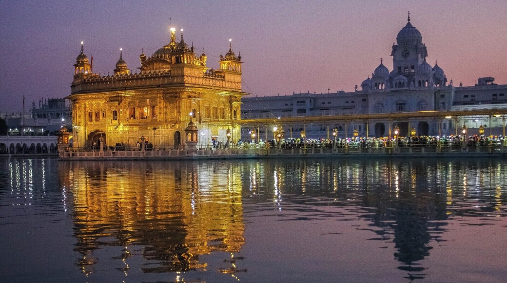 The Golden Temple in Amritsar.