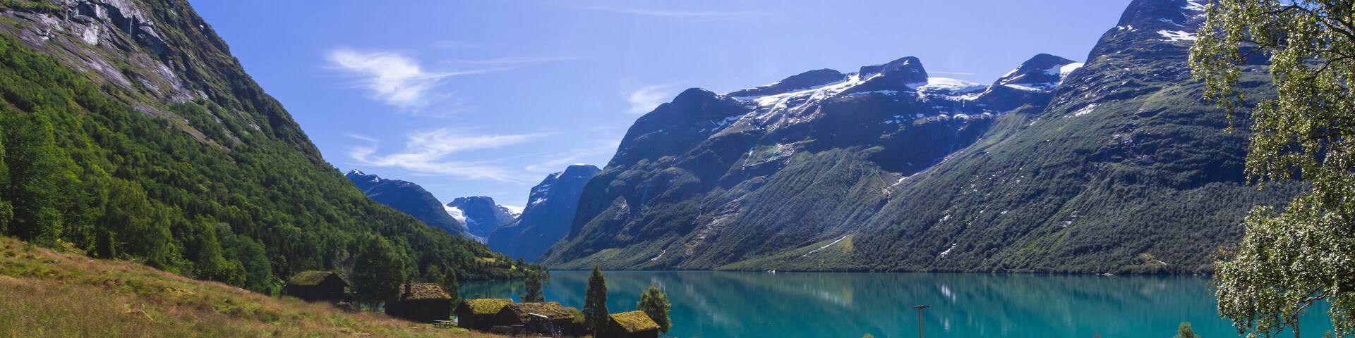 Lake Lovatnet in Norway