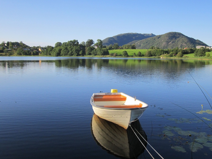 A boat...Os...Norway