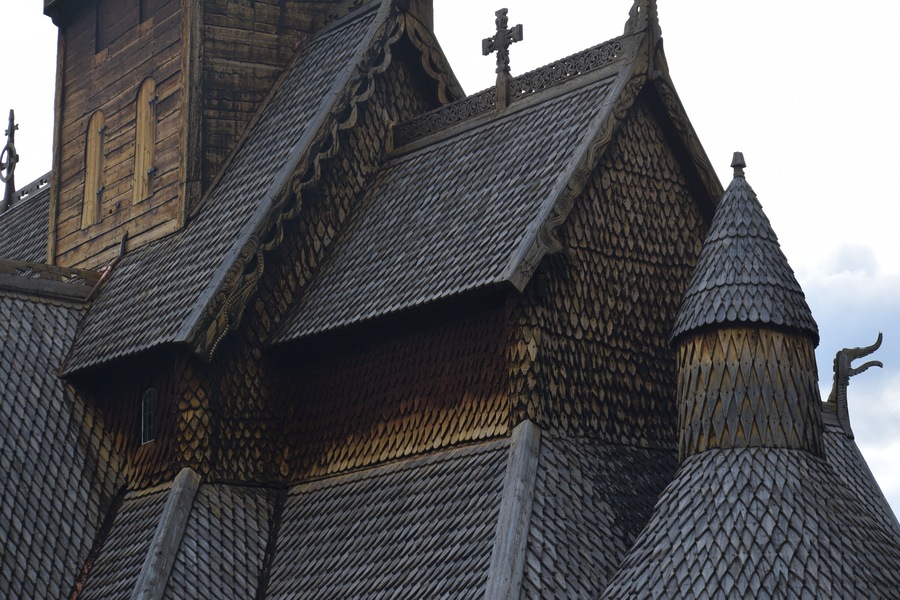 Stave church still bearing Viking styles #Trovember