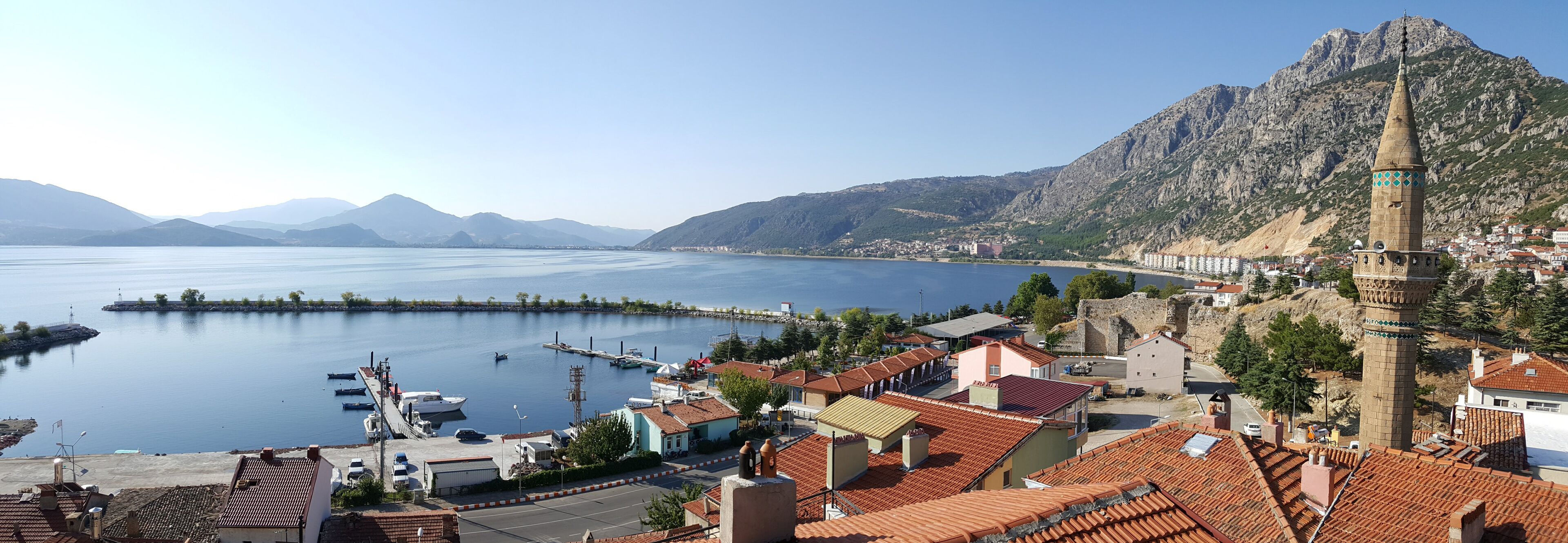 Aerial view of Isparta, Turkey