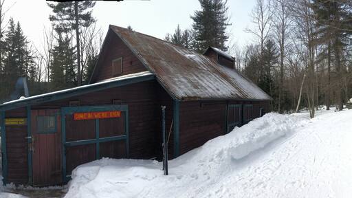Sugar house at Garnet Hill XC center #OnTheRoad. Very beautiful setting for cross country skiing in the Adirondacks, #newyork #kidsfun #coolfun