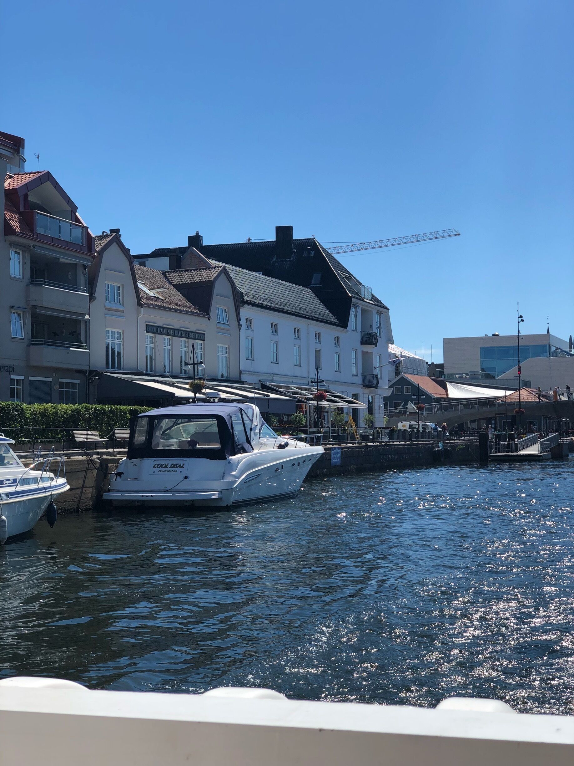 Ferry ride in Fredrikstad 