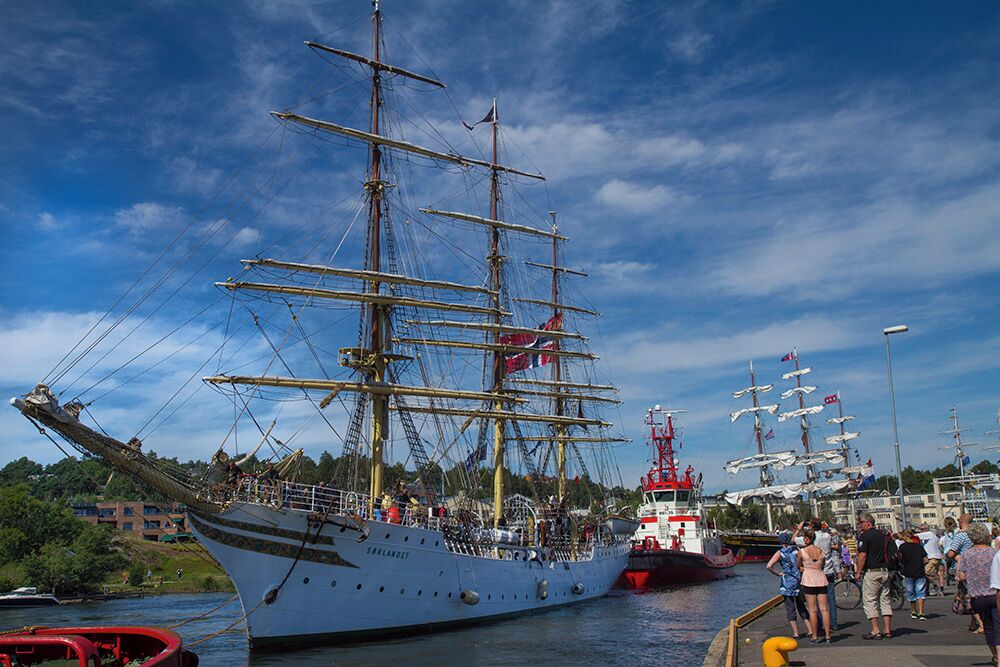 Tall Ship Race is visiting Fredrikstad these days. But even without the big sailships, Fredrikstad is a nice city!