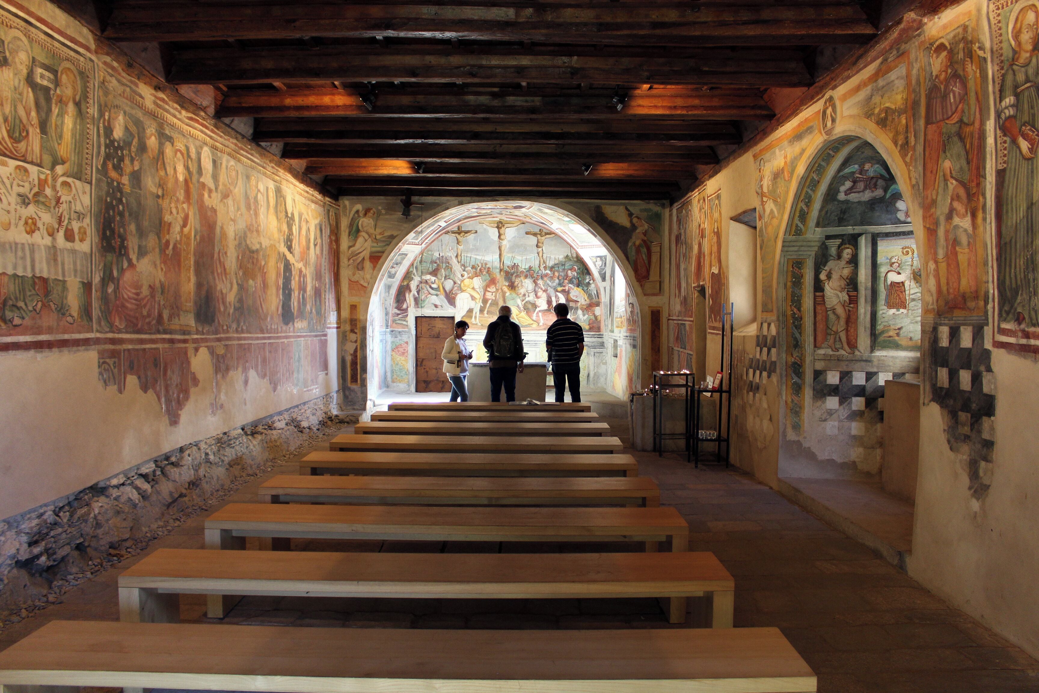 In der Chiesa di San Bernardo oberhalb von Monte Carasso im Schweizer Kanton Tessin.