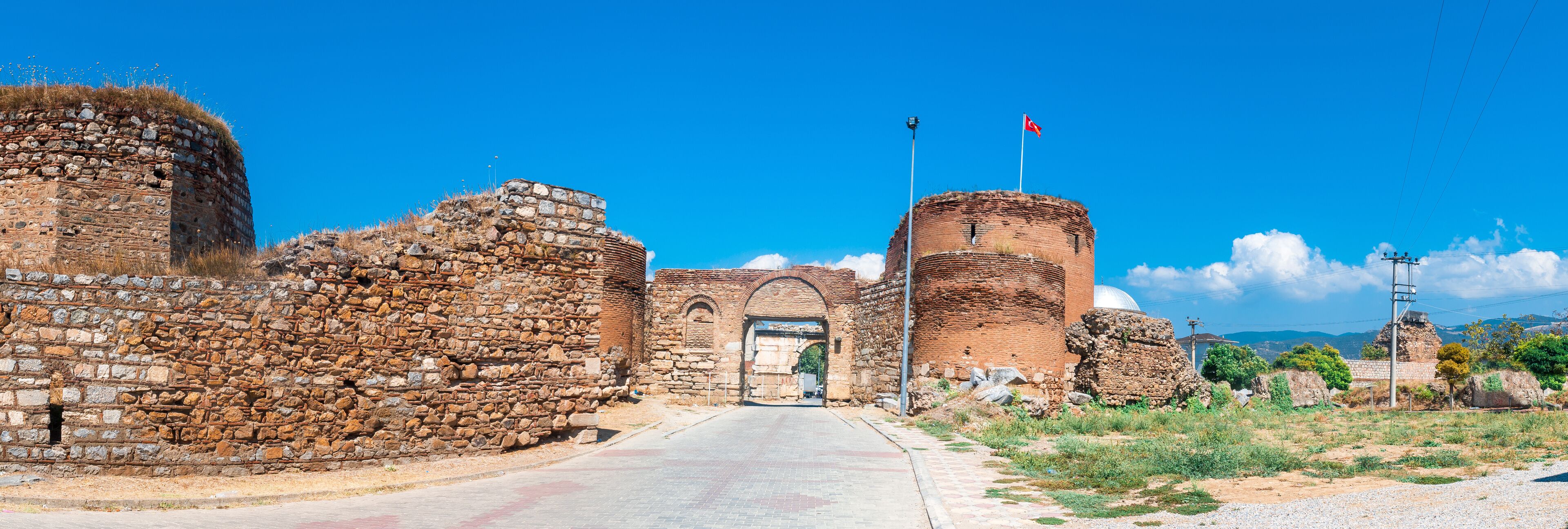 Historical Stone Walls and Doors in Iznik