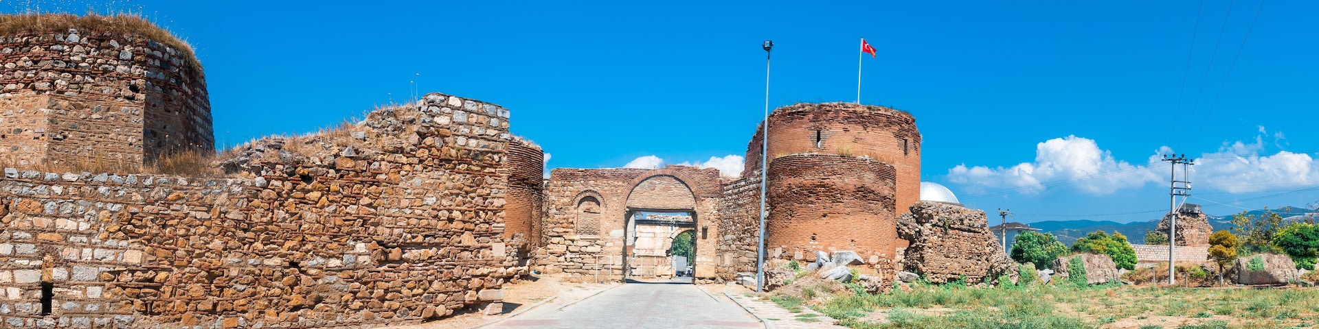 Historical Stone Walls and Doors in Iznik