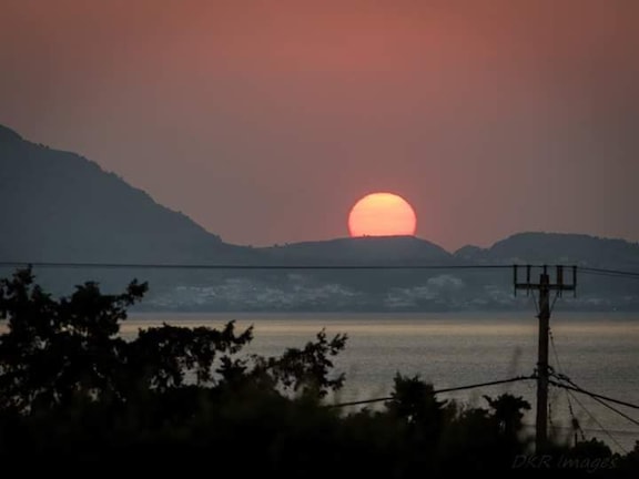 Sunrise from my balcony, Gennadi, Rhodes.