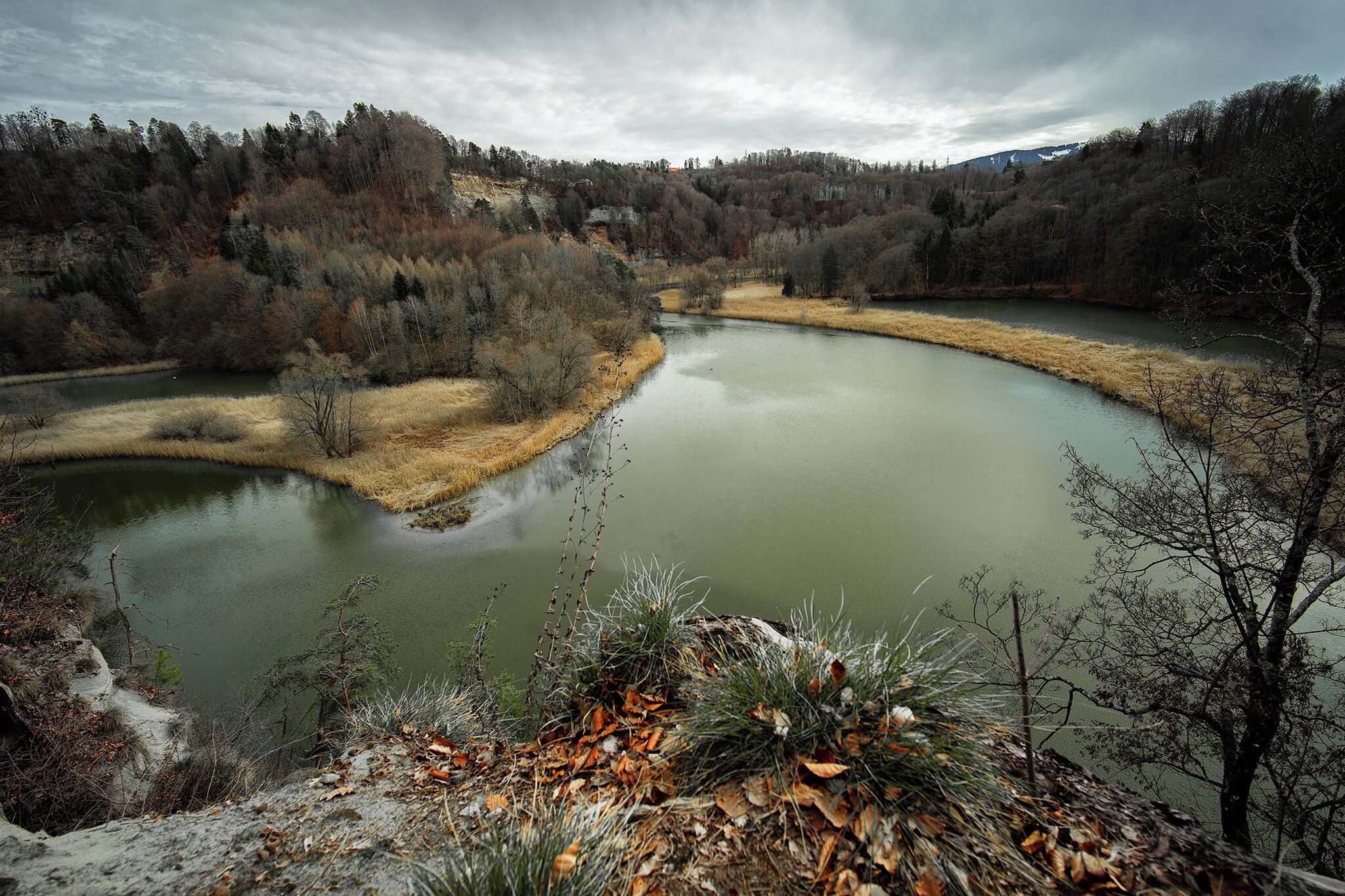 Lac de Pérolles in Fribourg is beautiful all year round!