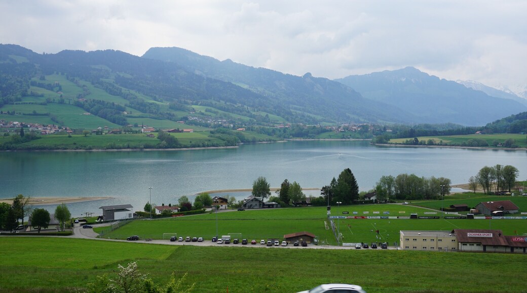 Lake Black in Fribourg Switzerland
