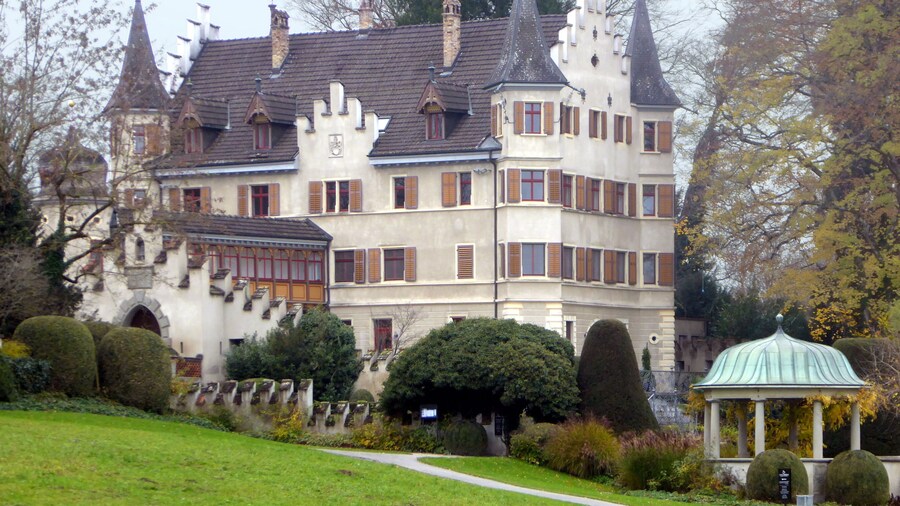 D' Seeburg z' Chrüzlinge, vu Oschte gsä.