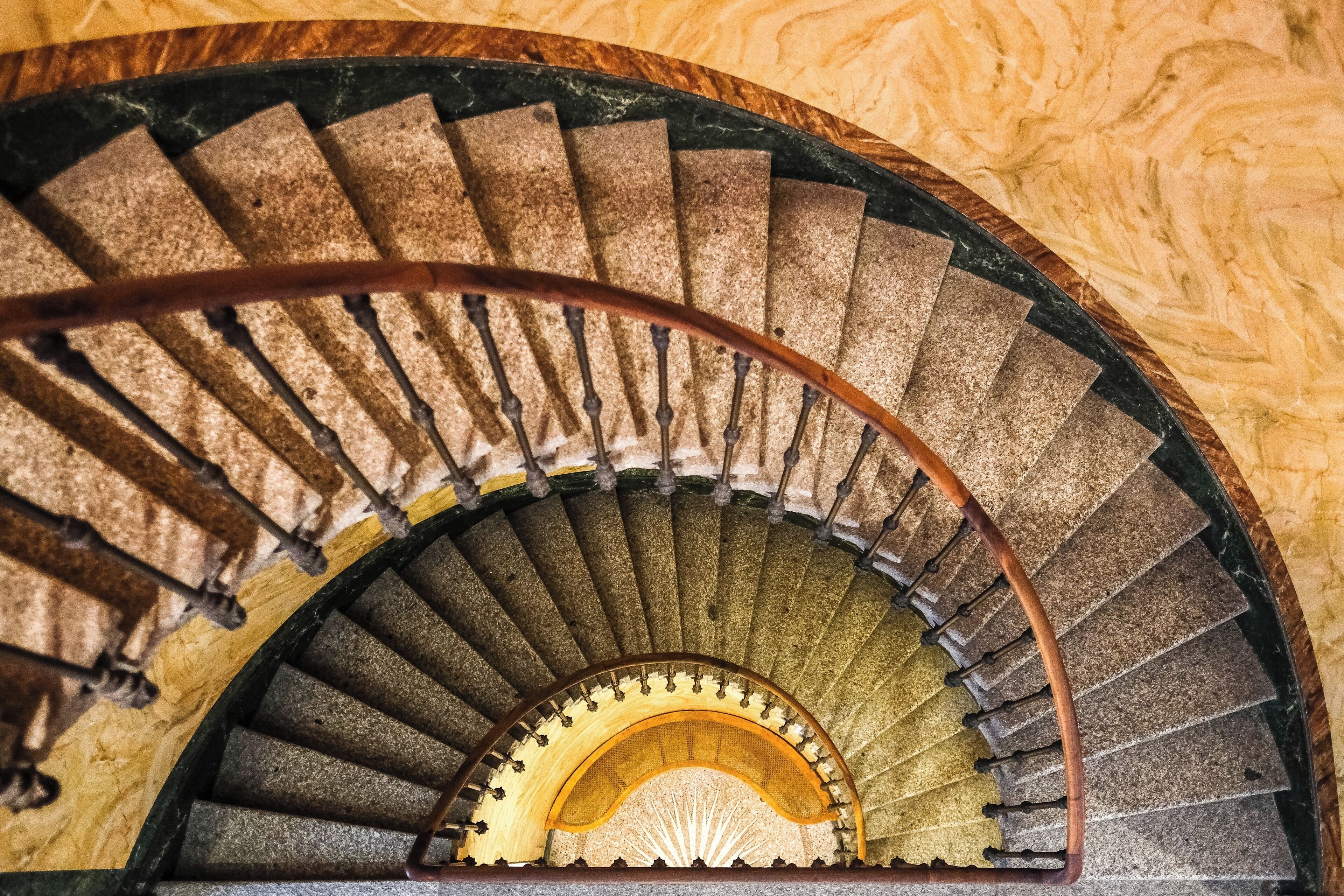 Art museum in a mansion from the 1850s. Its location on a small hill overlooking downtown Lausanne and Lake Geneva makes it one of the best viewpoints in the area. And, then there's this beautiful staircase ... #architecture