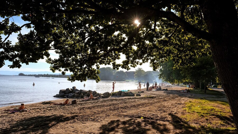 Vidy beach, on Lake Geneva, is located just minutes from downtown Lausanne. All services are nearby, from BBQ spots to beach volleyball, basketball etc. There’s also an adjacent campground and a youth hostel is about a 5min walk.
Very relaxing atmosphere. #beachtips #LikeALocal