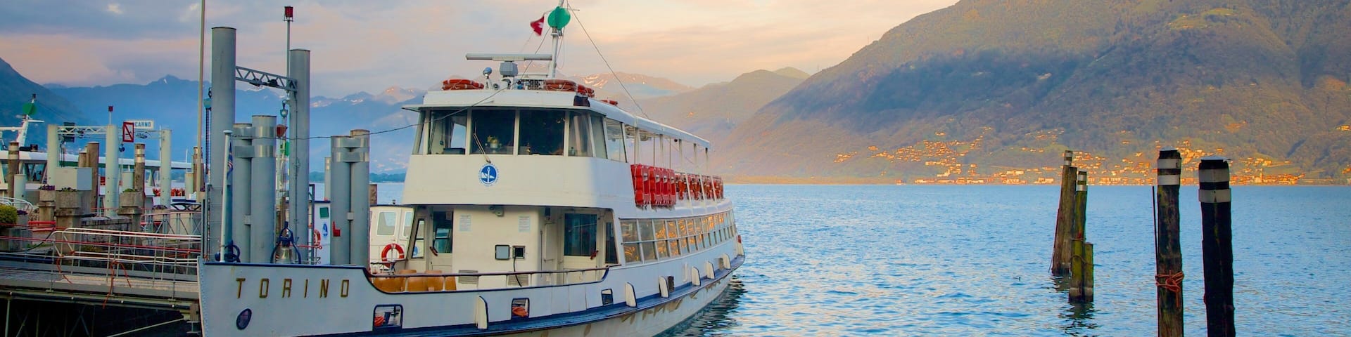 Locarno featuring a lake or waterhole and boating