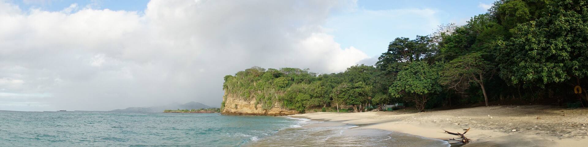 Sunset sky over the ocean at St. George's on Caribbean Island Grenada.