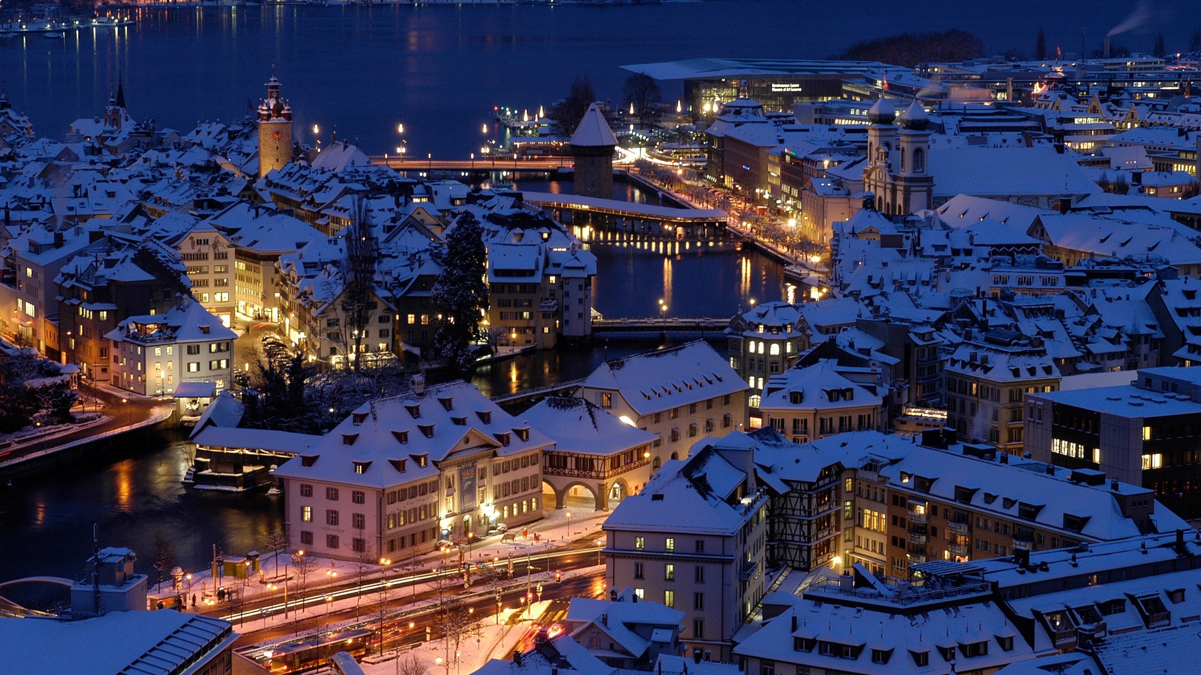 Luzern bevat nachtleven, een meer of poel en een rivier of beek