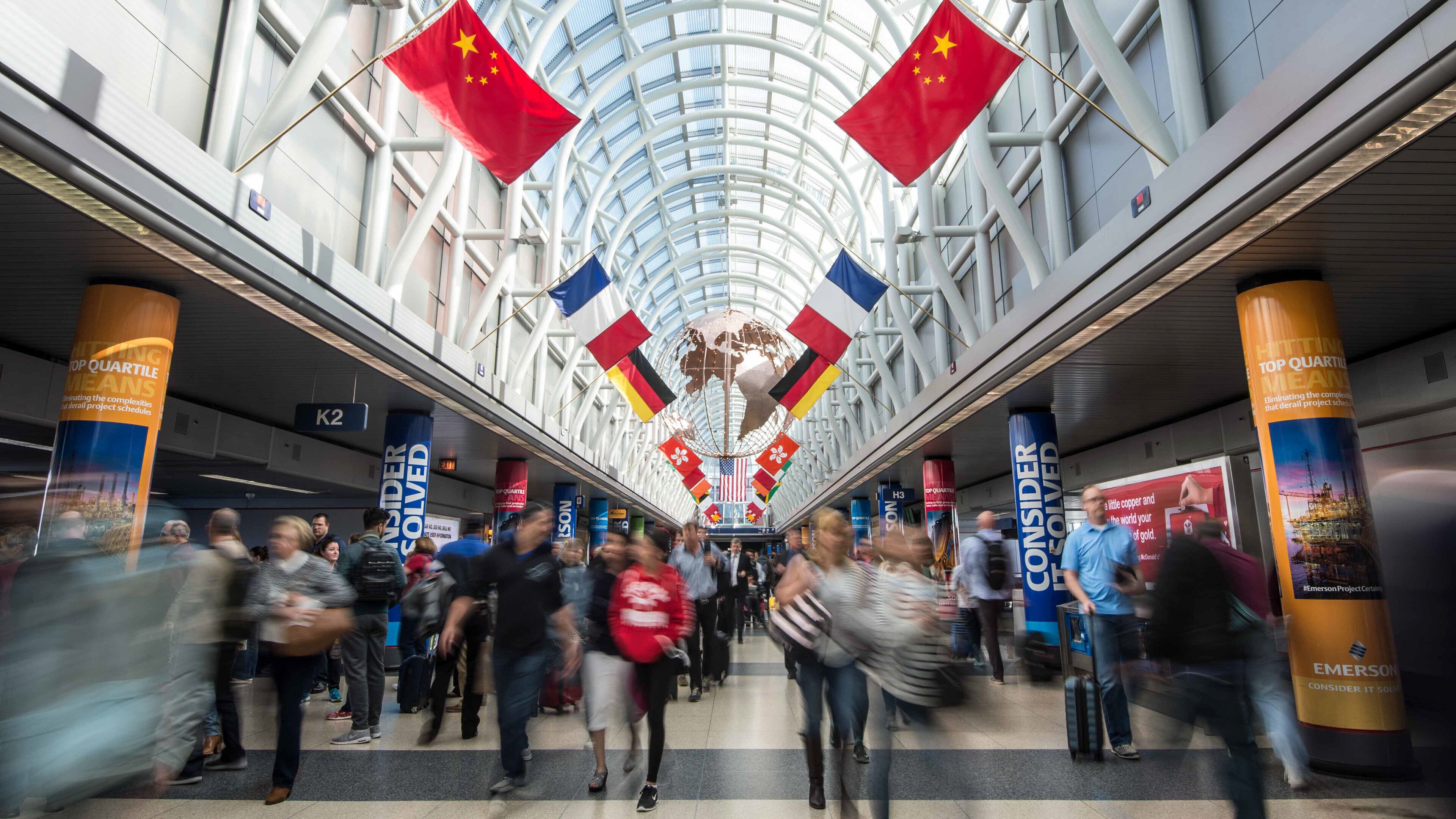 Chicago, IL showing interior views as well as a large group of people