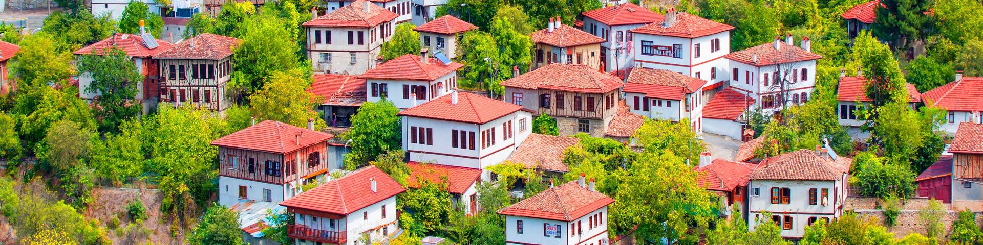 Traditional ottoman houses in Safranbolu, Turkey