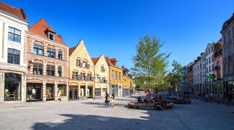 Lille, France - Place Louise de Bettignies