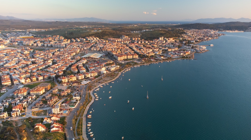 Balikesir Ayvalik aerial view. High quality photo