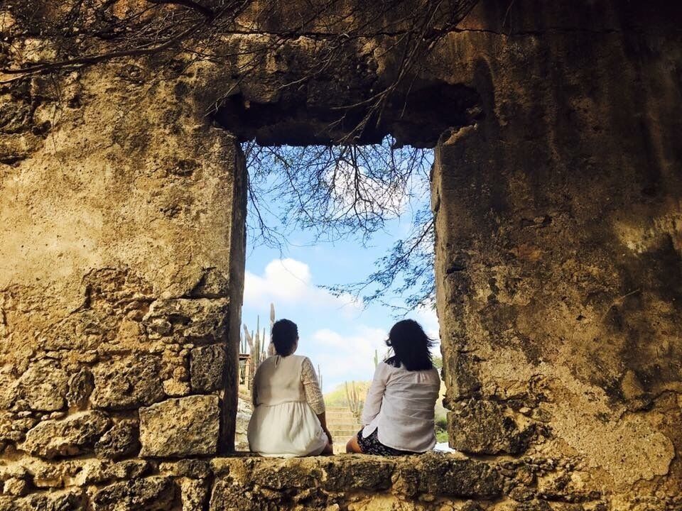The Balashi Gold Mill was built at the tip of the Spanish Lagoon. Remnants of this once bustling mill are still visible in the pituresque setting near the narrow canyon of rocks known as as the ' Frenchman's Pass'