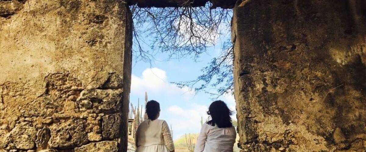 The Balashi Gold Mill was built at the tip of the Spanish Lagoon. Remnants of this once bustling mill are still visible in the pituresque setting near the narrow canyon of rocks known as as the ' Frenchman's Pass'