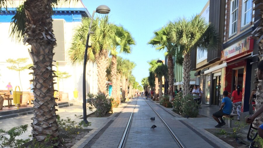 Beautiful streets of Oranjestad, Aruba! Nice walk to take while there! #patterns
