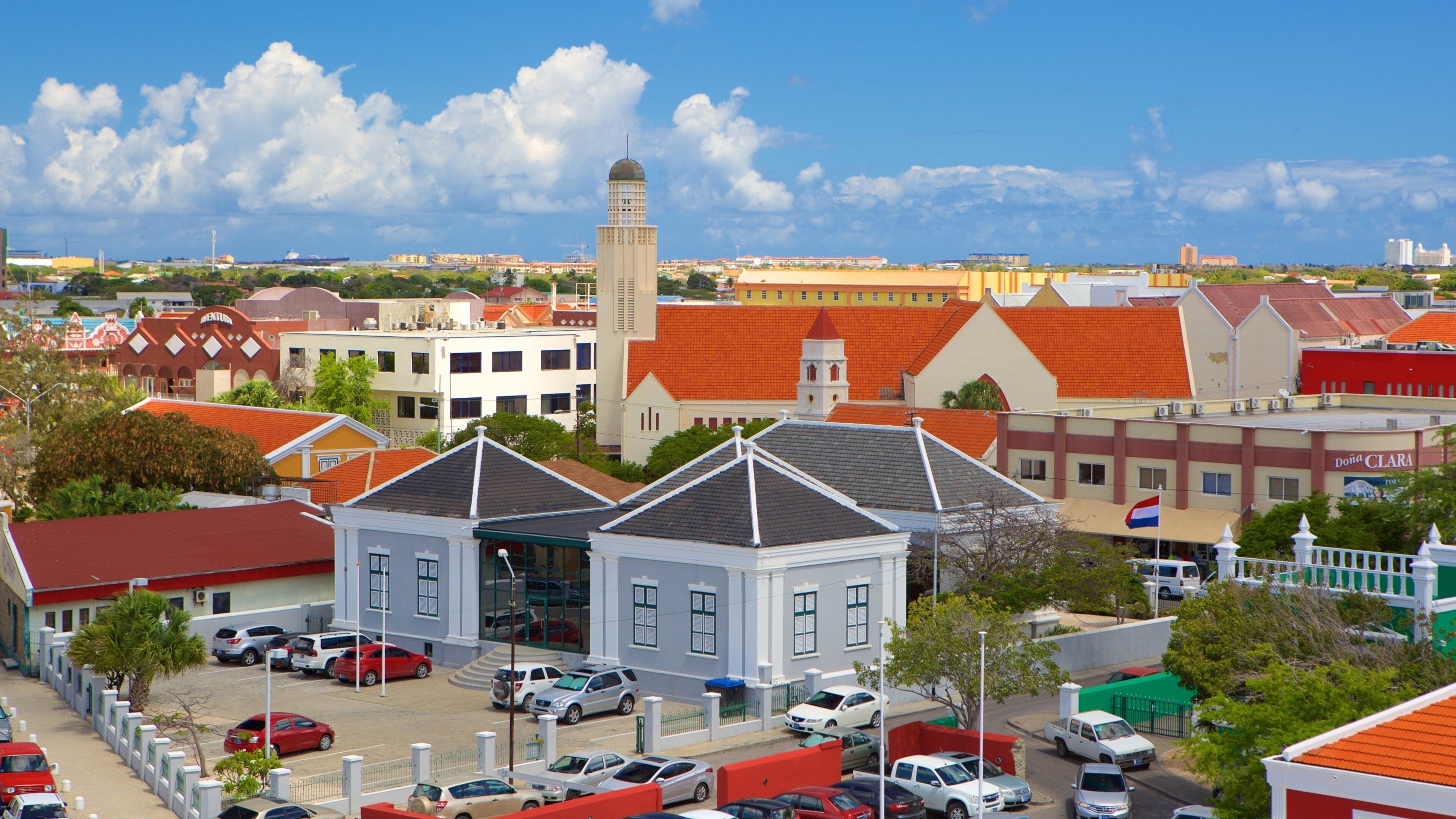 Oranjestad showing a city